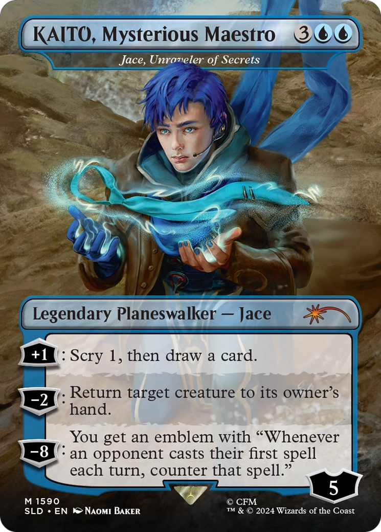 KAITO, Mysterious Maestro - Jace, Unraveler of Secrets [Secret Lair Drop Series]