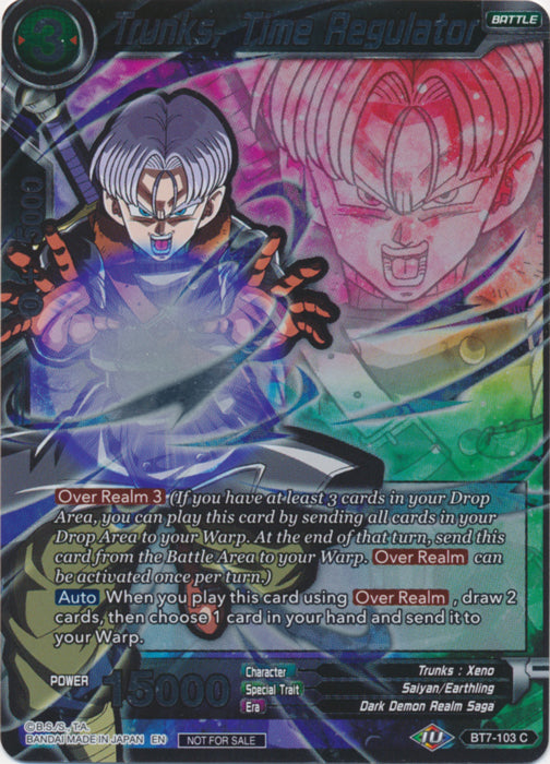 Trunks, Time Regulator (Event Pack 05) (BT7-103) [Promotion Cards] Dragon Ball Super