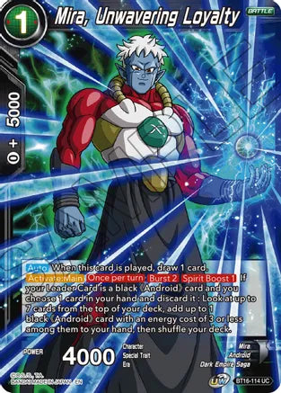 Mira, Unwavering Loyalty (BT16-114) [Realm of the Gods] Dragon Ball Super