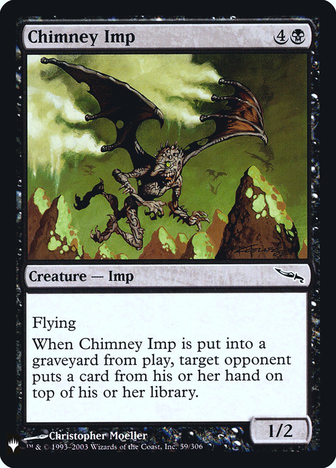 Chimney Imp [Mystery Booster] Magic: The Gathering