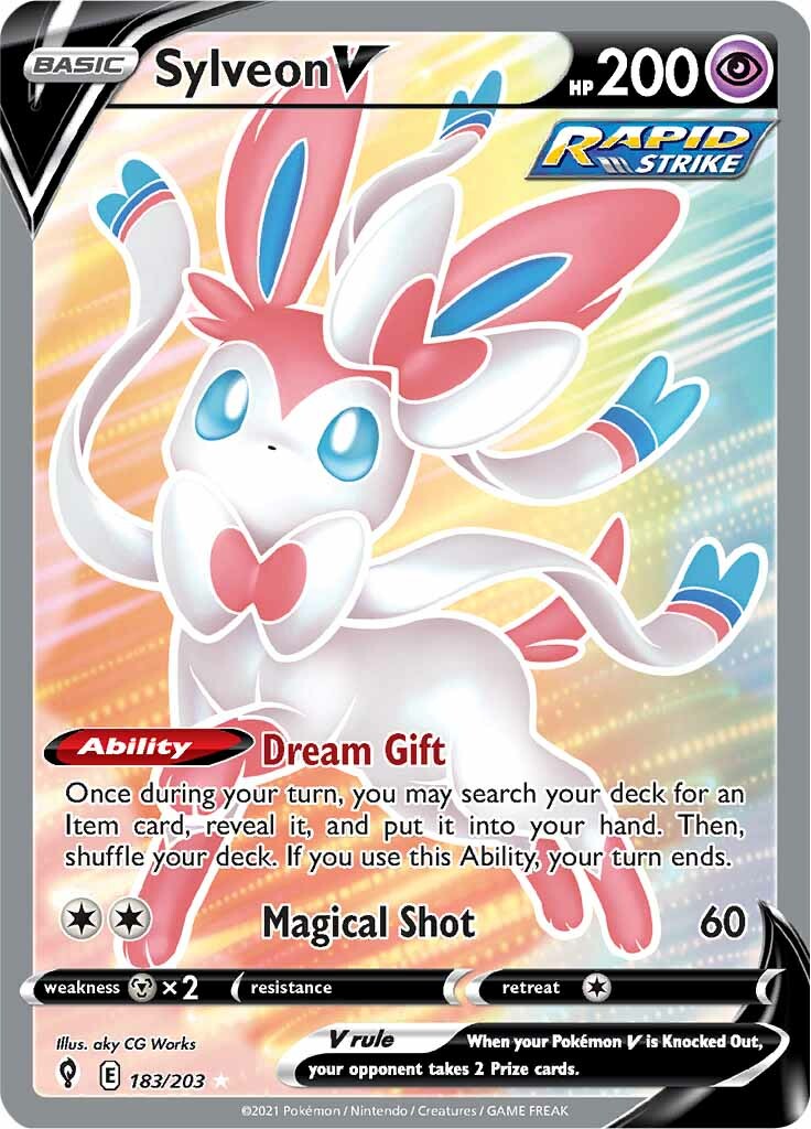 Sylveon V (183/203) [Sword & Shield: Evolving Skies]