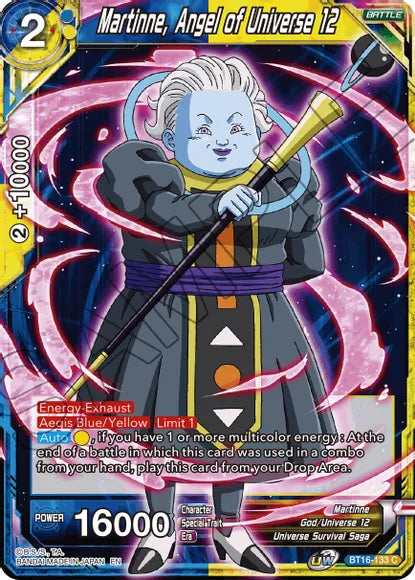 Martinne, Angel of Universe 12 (BT16-133) [Realm of the Gods] Dragon Ball Super