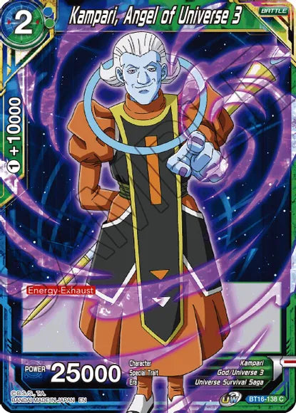 Kampari, Angel of Universe 3 (BT16-138) [Realm of the Gods] Dragon Ball Super