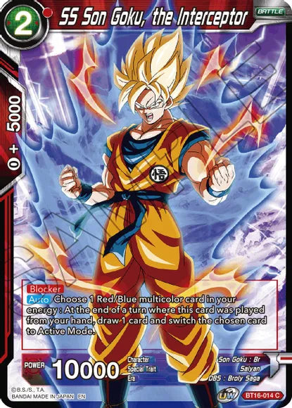 SS Son Goku, the Interceptor (BT16-014) [Realm of the Gods] Dragon Ball Super