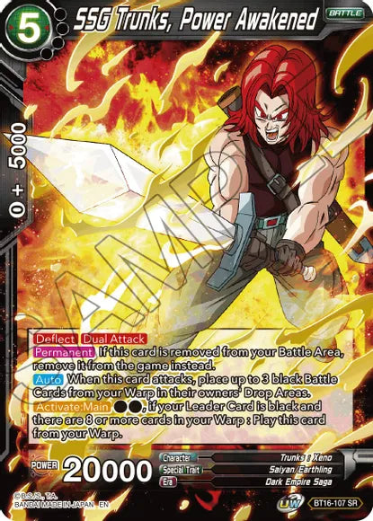 SSG Trunks, Power Awakened (BT16-107) [Realm of the Gods] Dragon Ball Super