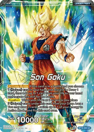 Son Goku // SSG Son Goku, Crimson Warrior (BT16-020) [Realm of the Gods] Dragon Ball Super