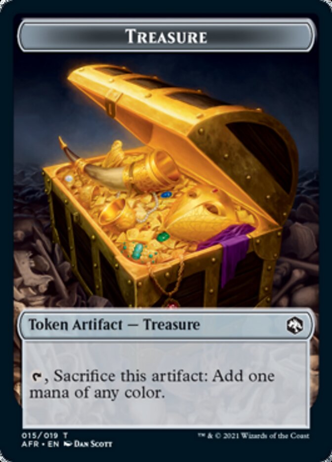 Treasure Token [Dungeons & Dragons: Adventures in the Forgotten Realms Tokens] Magic: The Gathering
