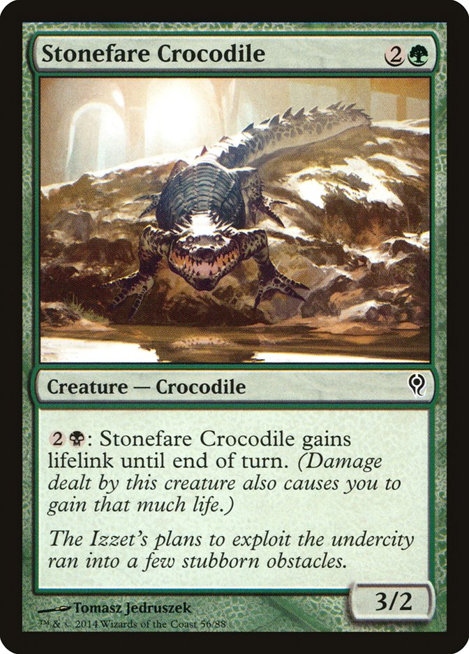 Stonefare Crocodile [Duel Decks: Jace vs. Vraska] Magic: The Gathering