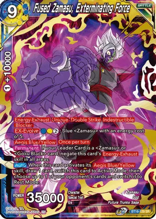 Fused Zamasu, Exterminating Force (BT16-129) [Realm of the Gods] Dragon Ball Super