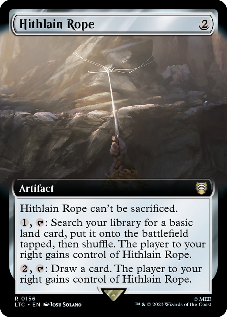 Hithlain Rope (Extended Art) [The Lord of the Rings: Tales of Middle-Earth Commander] Magic: The Gathering