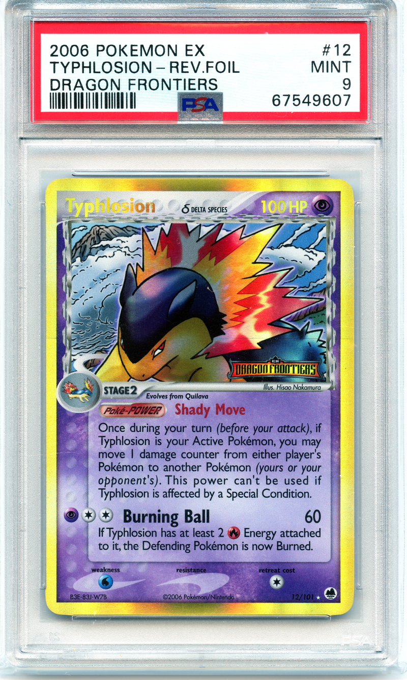 Typhlosion - Dragon Frontiers - PSA 9 The Pokemon Trainer