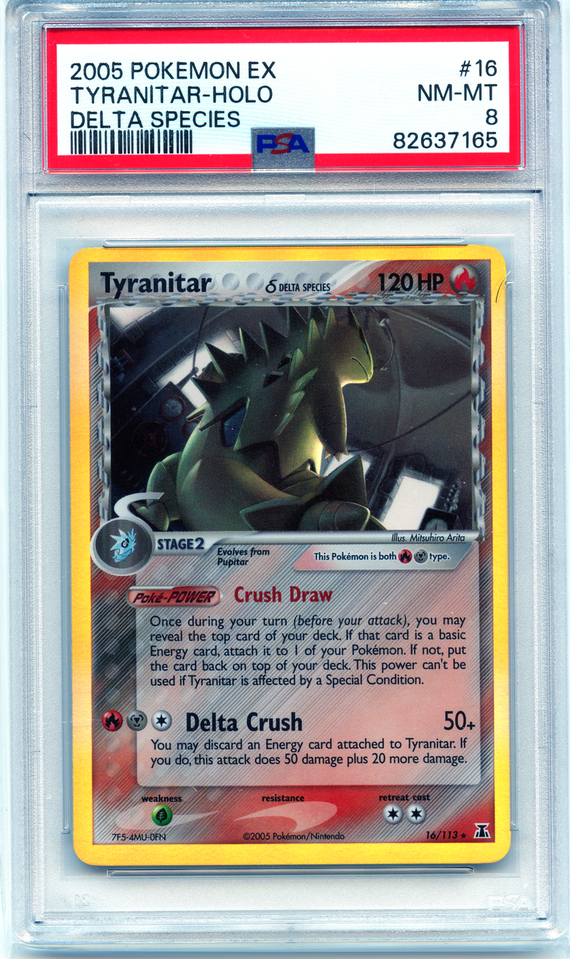 Tyranitar - Delta Species - PSA 8 The Pokemon Trainer
