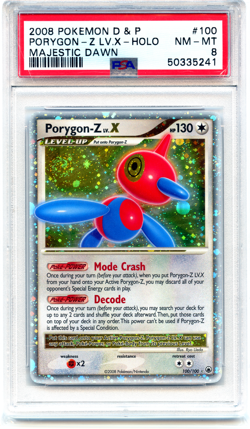 Porygon-Z LV X - Majestic Dawn - PSA 8 The Pokemon Trainer