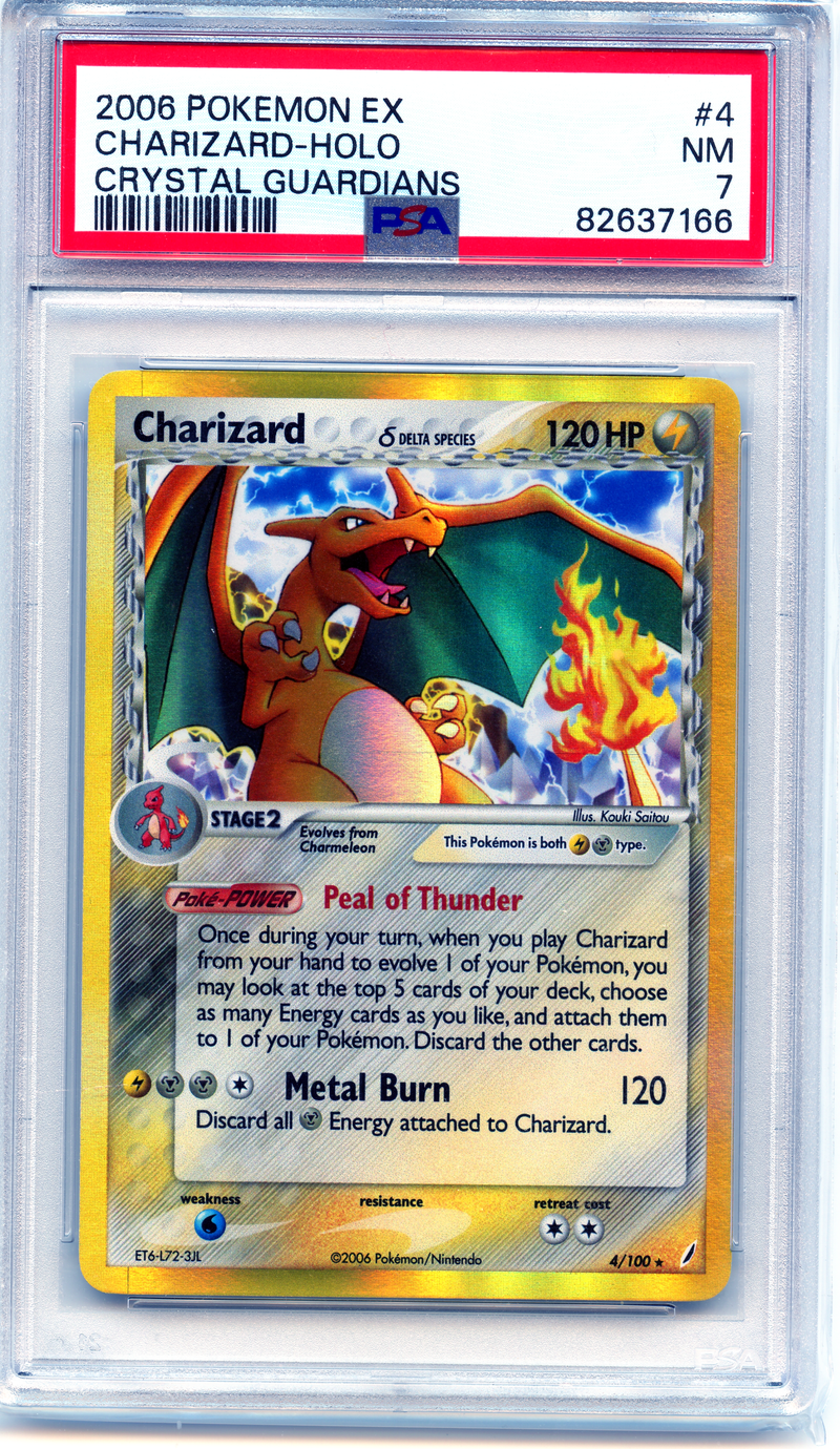 Charizard - Crystal Guardians - PSA 7 The Pokemon Trainer