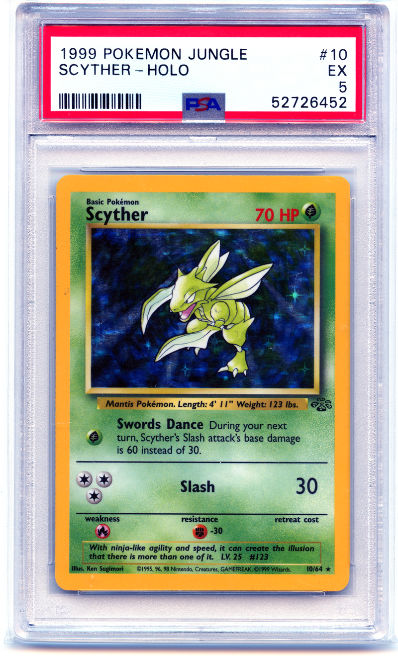 Scyther - Jungle - PSA 5 The Pokemon Trainer