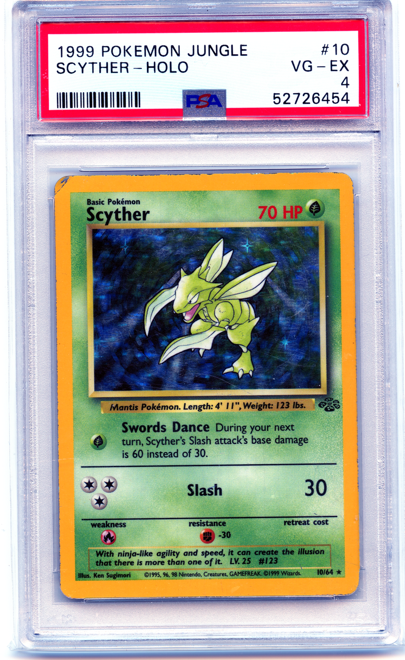Scyther - Jungle - PSA 4 The Pokemon Trainer
