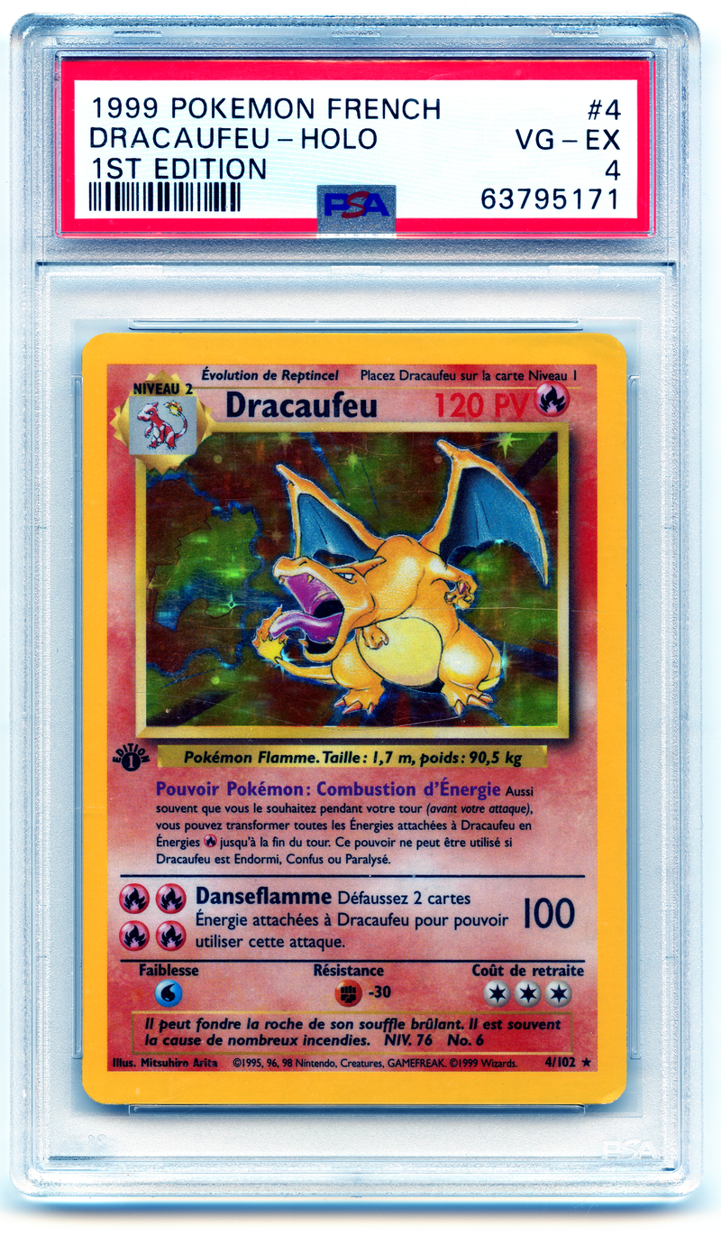 Dracaufeu/Charizard - 1st Edition (French) - PSA 4 The Pokemon Trainer