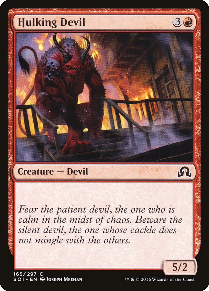 Hulking Devil [Shadows over Innistrad] Magic: The Gathering