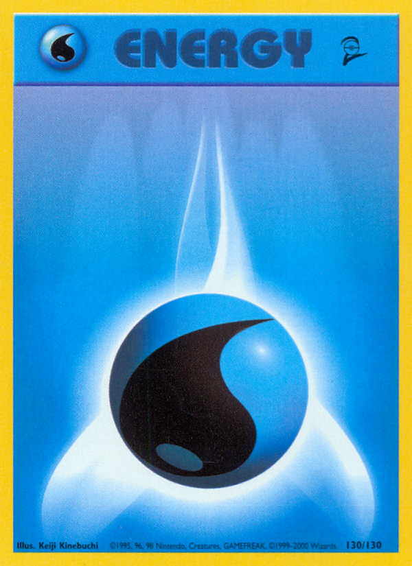 Water Energy (130/130) [Base Set 2] Pokémon