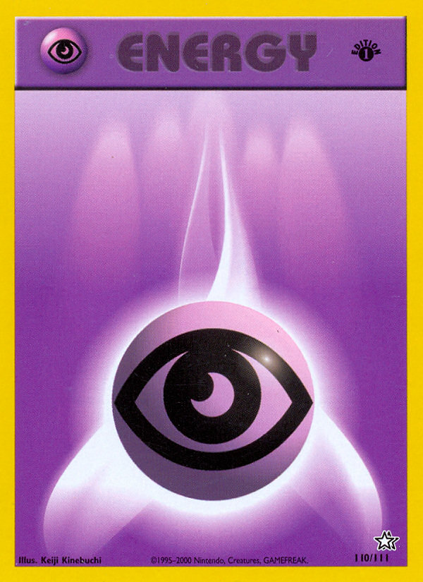 Psychic Energy (110/111) [Neo Genesis 1st Edition] Pokémon