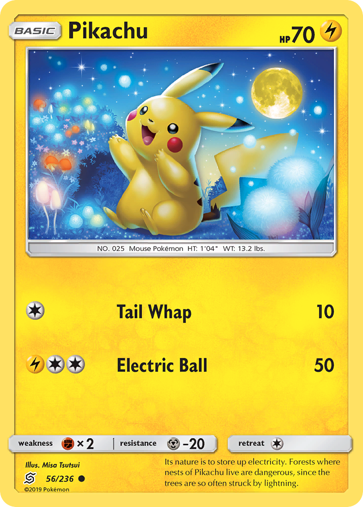 Pikachu (56/236) [Sun & Moon: Unified Minds] Pokémon