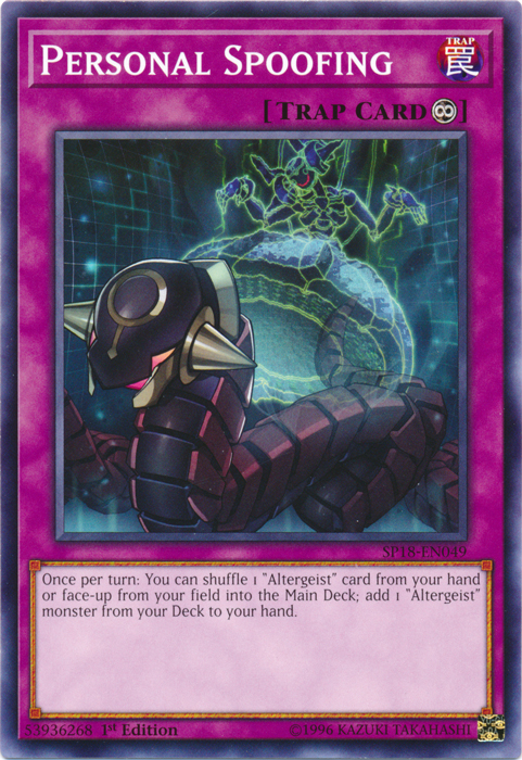 Personal Spoofing [SP18-EN049] Common Yu-Gi-Oh!