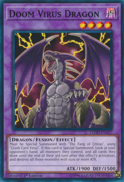 Doom Virus Dragon [LEDD-ENA37] Common Yu-Gi-Oh!