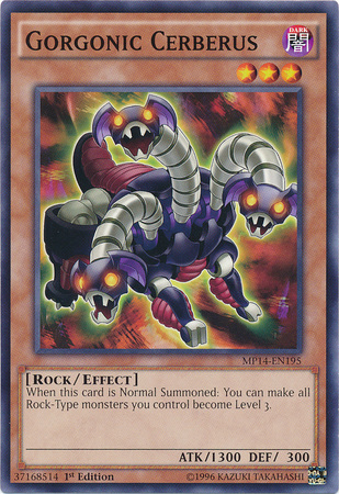 Gorgonic Cerberus [MP14-EN195] Common Yu-Gi-Oh!