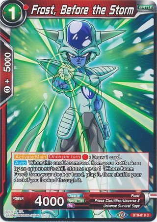 Frost, Before the Storm (BT9-016) [Universal Onslaught] Dragon Ball Super