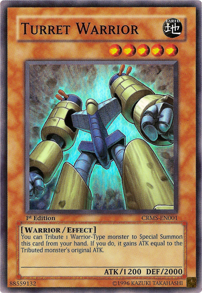 Turret Warrior [CRMS-EN001] Super Rare Yu-Gi-Oh!