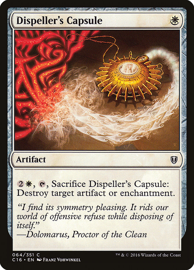 Dispeller's Capsule [Commander 2016] Magic: The Gathering