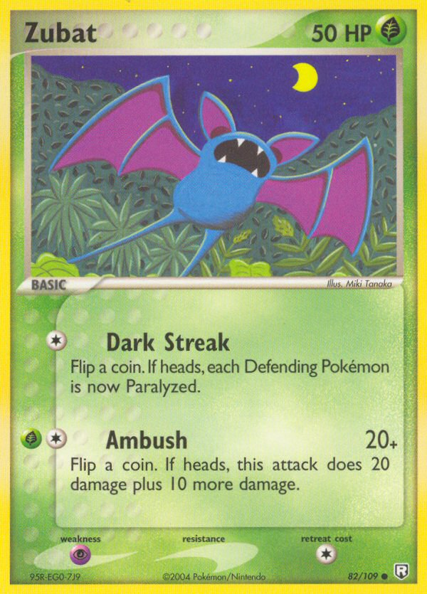 Zubat (82/109) [EX: Team Rocket Returns] Pokémon