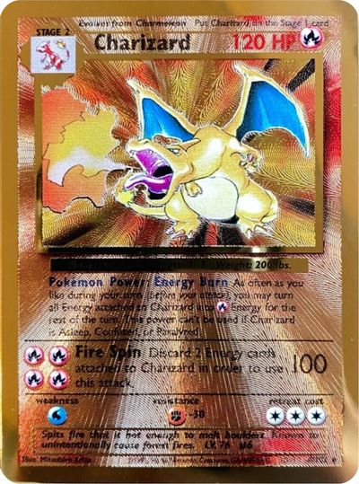 Charizard (4/102) (Celebrations Metal Card) [Celebrations: 25th Anniversary] Pokémon