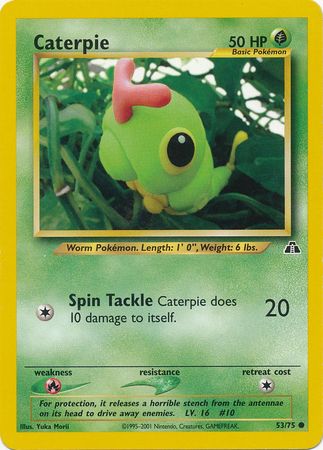 Caterpie (53/75) [Neo Discovery Unlimited] Pokémon