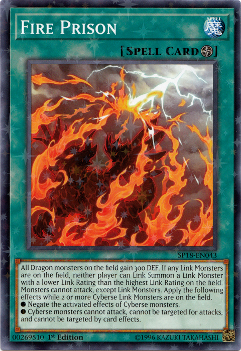 Fire Prison [SP18-EN043] Starfoil Rare Yu-Gi-Oh!