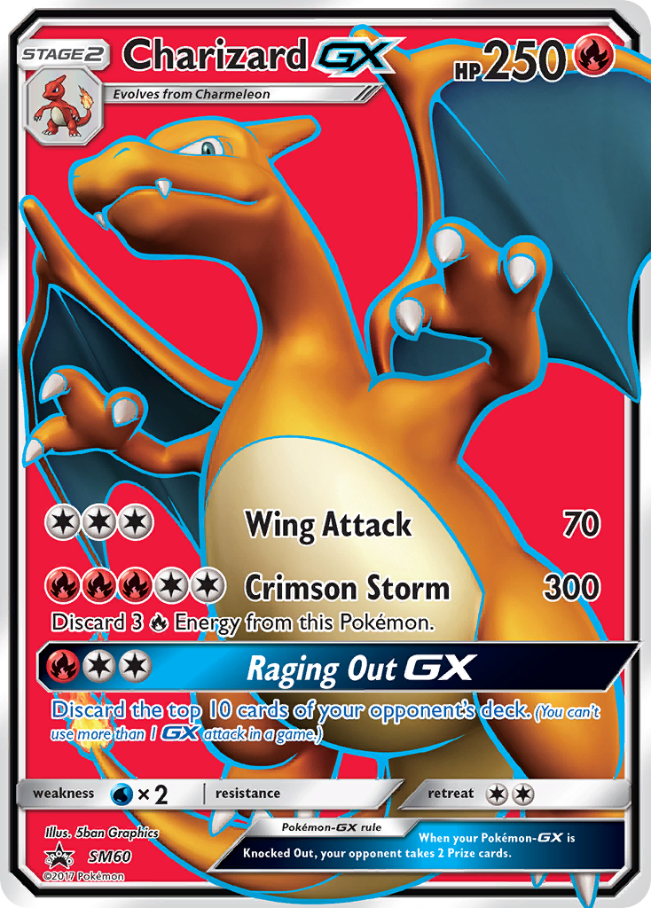 Charizard GX (SM60) [Sun & Moon: Black Star Promos] Pokémon