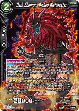 Dark Shenron, Wicked Wishmaster (Common) (BT13-148) [Supreme Rivalry] Dragon Ball Super