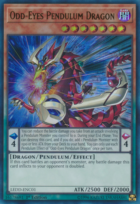 Odd-Eyes Pendulum Dragon [LEDD-ENC01] Ultra Rare Yu-Gi-Oh!