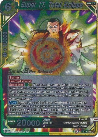 Super 17, Total Eclipse (BT9-118) [Universal Onslaught Prerelease Promos] Dragon Ball Super
