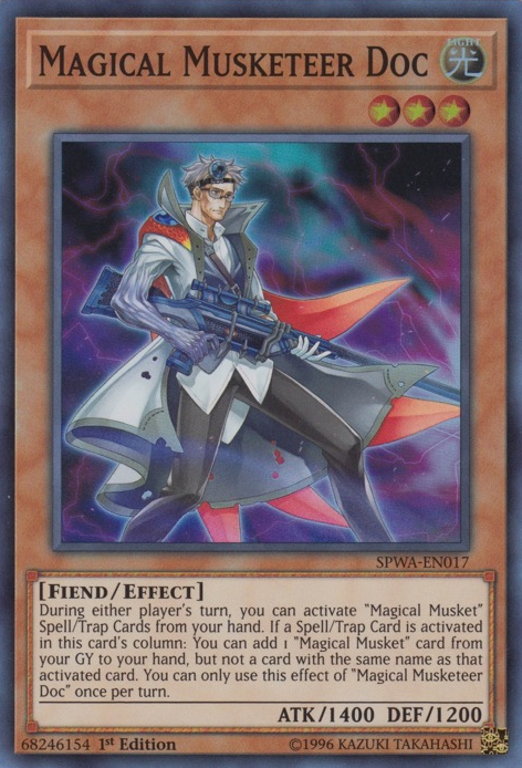 Magical Musketeer Doc [SPWA-EN017] Super Rare Yu-Gi-Oh!