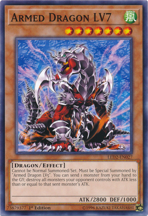 Armed Dragon LV7 [LED2-EN027] Common Yu-Gi-Oh!