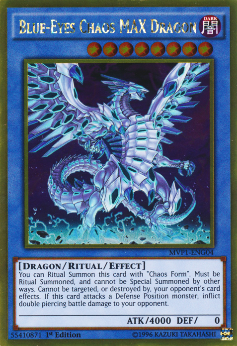 Blue-Eyes Chaos MAX Dragon [MVP1-ENG04] Gold Rare Yu-Gi-Oh!