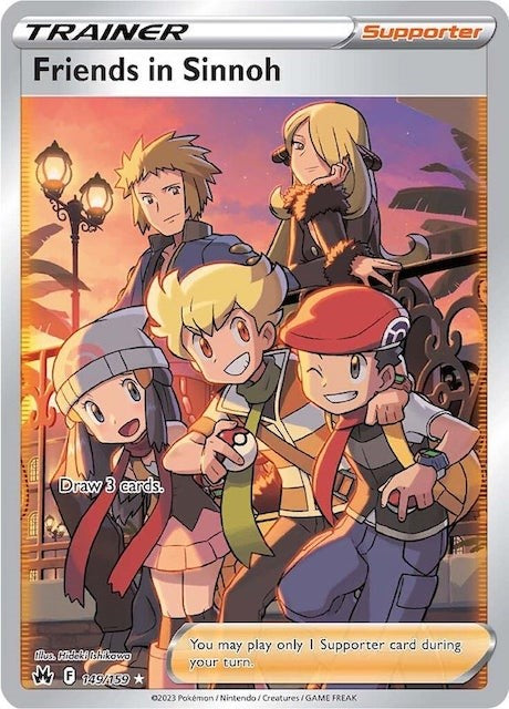 Friends in Sinnoh (149/159) (Full Art) [Sword & Shield: Crown Zenith] Pokémon