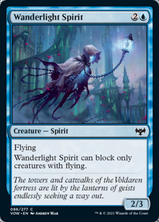 Wanderlight Spirit [Innistrad: Crimson Vow] Magic: The Gathering