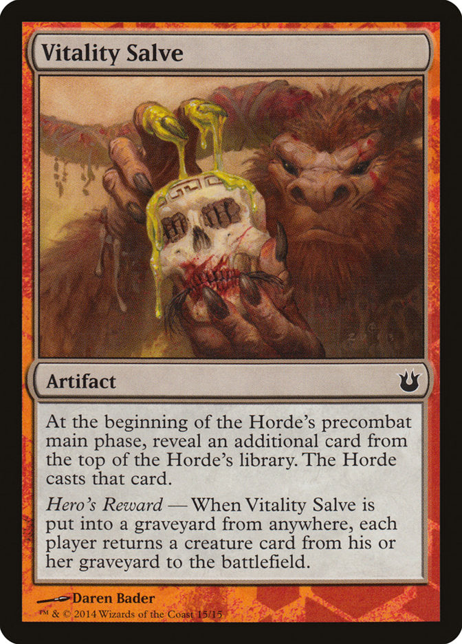 Vitality Salve [Born of the Gods Battle the Horde] Magic: The Gathering