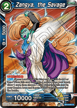 Zangya, the Savage (Rare) (BT13-051) [Supreme Rivalry] Dragon Ball Super