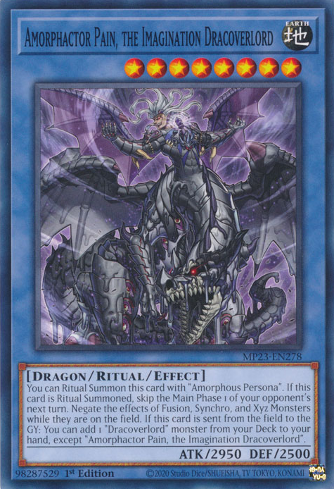 Amorphactor Pain, the Imagination Dracoverlord [MP23-EN278] Common Yu-Gi-Oh!