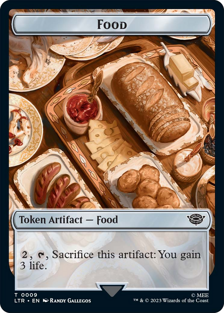 Treefolk // Food Token [The Lord of the Rings: Tales of Middle-Earth Commander Tokens] Magic: The Gathering