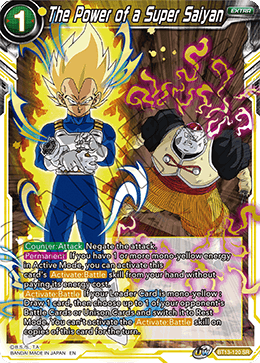 The Power of a Super Saiyan (BT13-120) [Supreme Rivalry] Dragon Ball Super