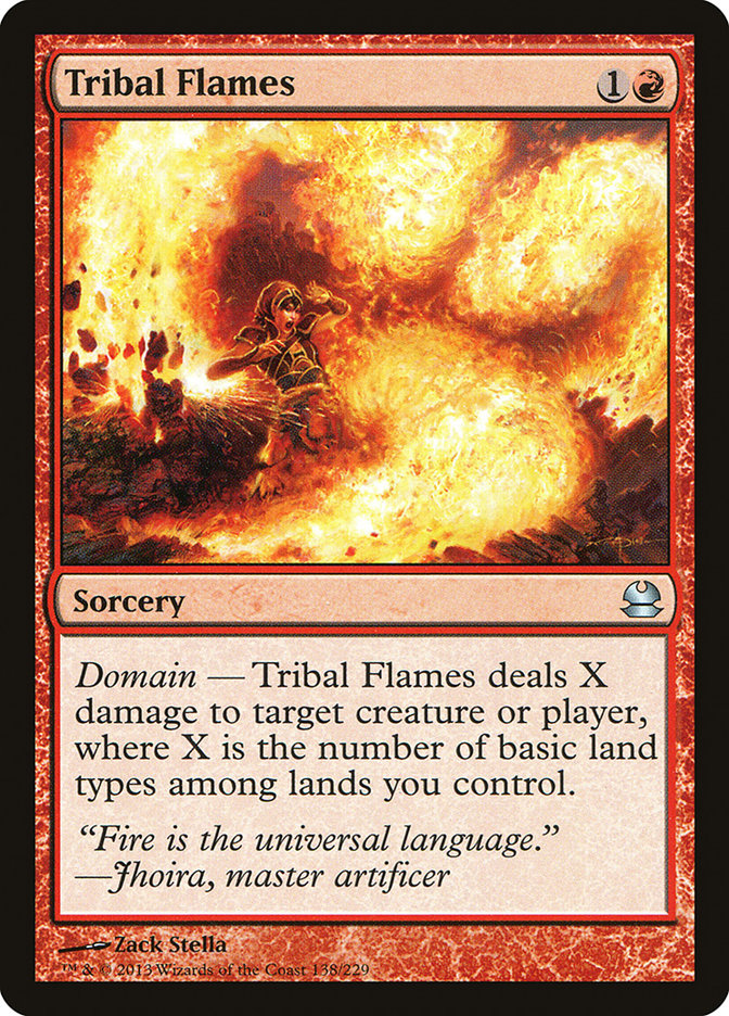 Tribal Flames [Modern Masters] Magic: The Gathering